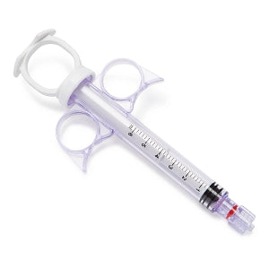 Medline Plunger-Style Control Syringe with Rotator - Thumb-Ring  Plunger-Style Control Syringe with Narrow Barrel and Rotating Male Adapter  Fitting, 6