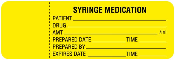 Medline Medline Safety Syringes with Needle - 3 mL Syringe with