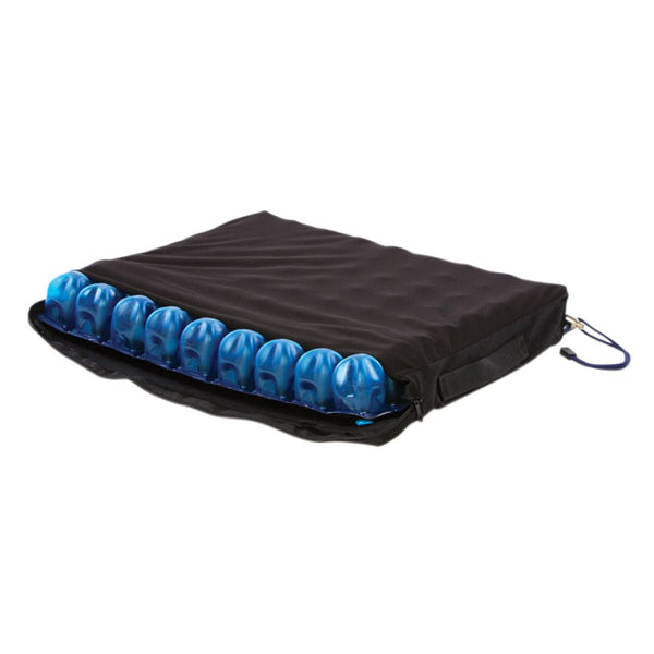 AliMed AeroCell II Low Cell Cushion, Single- or Dual-Valve Low Cell Wheelchair Cushion, Dual Valve, 18"W x 16"D x 2"H - 10745