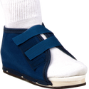 DeRoyal Canvas Wooden Post-Op Shoe - Blue