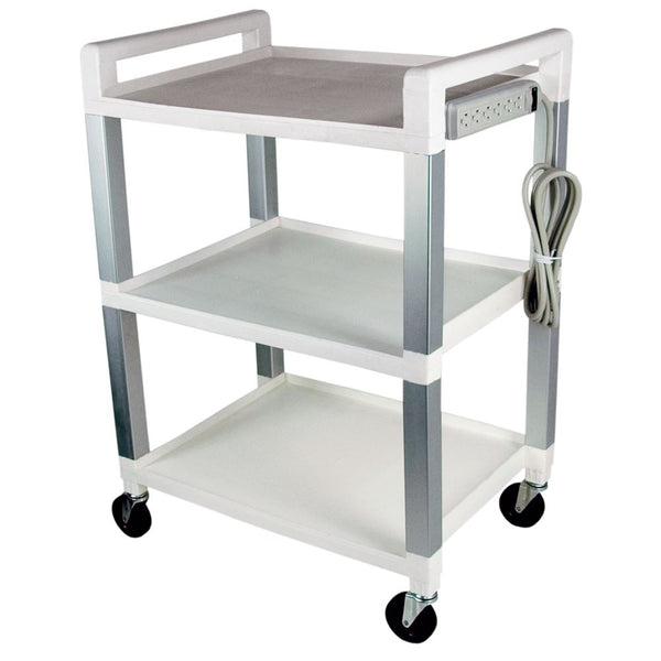 Electrotherapy Cart with Power Electrotherapy Cart, White - 32638/WHT/NA