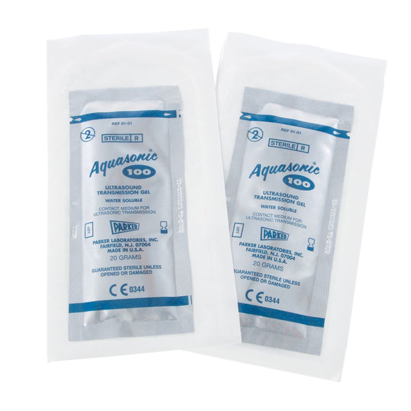 Aquasonic 100 Transmission Gel Aquasonic 100 Gel, Sterile,  20-g Packs, 48 pk/bx - 3402