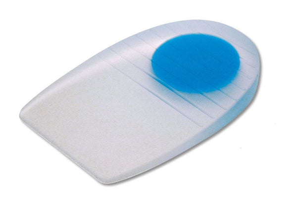 PediFix Visco-GEL Low Profile Heel Pad, Soft Spur Spot Low Profile Heel Pad, Soft Spur Spot, Uncovered, Medium, Pair - 65631