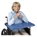 SkiL-Care SofTop Laptray SofTop Laptray, fits 16" -18" Wheelchairs, Blue Vinyl - 8442