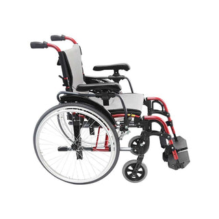 Alimed Karman Ultra Lightweight Manual Wheelchair Ultra Lightweight Manual Wheelchair, Silver, 18" x 17" - 712409