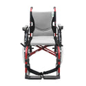 Alimed Karman Ultra Lightweight Manual Wheelchair Ultra Lightweight Manual Wheelchair, Red, 18" x 17" - 712408