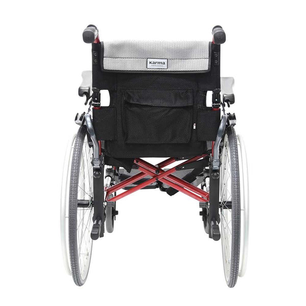 Alimed Karman Ultra Lightweight Manual Wheelchair Ultra Lightweight Manual Wheelchair, Silver, 16" x 17" - 712407