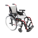 Alimed Karman Ultra Lightweight Manual Wheelchair Ultra Lightweight Manual Wheelchair, Silver, 18" x 17" - 712409