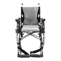 Alimed Karman Ultra Lightweight Manual Wheelchair Ultra Lightweight Manual Wheelchair, Silver, 18" x 17" - 712409