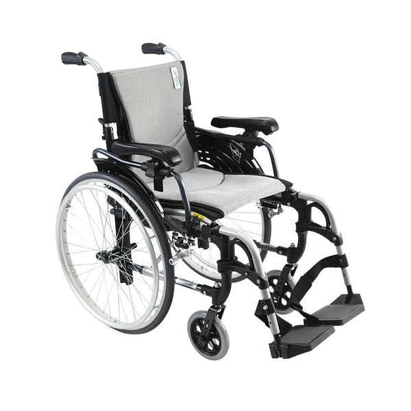 Alimed Karman Ultra Lightweight Manual Wheelchair Ultra Lightweight Manual Wheelchair, Red, 18" x 17" - 712408