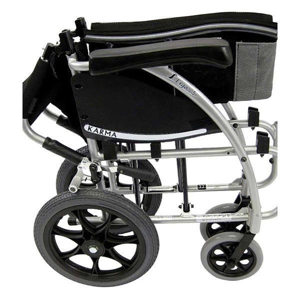 Alimed Karman S-ERGO 115 Transport Wheelchair S-ERGO 115 Transport Wheelchair, 16"W - 712411