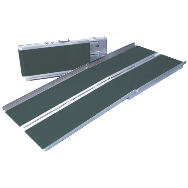 PVI Wheelchair Ramps Ramp, Single Fold, 5' x 30", (16" x 60"), 20 lbs. - 73071