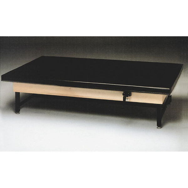 Bailey Economy Hi-Low Electric Mat Tables and Mats Raised Rim Mat Table only, 6'W x 8'L, Walnut - 7503/WLNT/NA