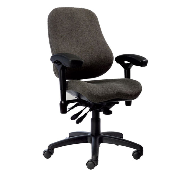 BodyBilt Cleanroom and ESD Task Chairs Cleanroom/ESD Chair, High-Back, Blue - 79947/BLUE/NA