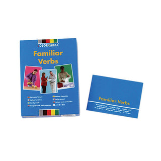 Speechmark ColorCards Familiar Verbs ColorCards, Familiar Verbs - 82188