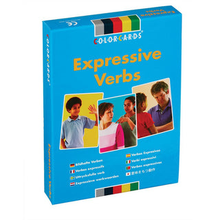 Speechmark ColorCards Expressive Verbs ColorCards, Expressive Verbs - 82189