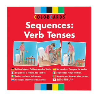 Speechmark ColorCards Sequences: Verb Tenses ColorCards Sequencer: Verb Tenses - 82412