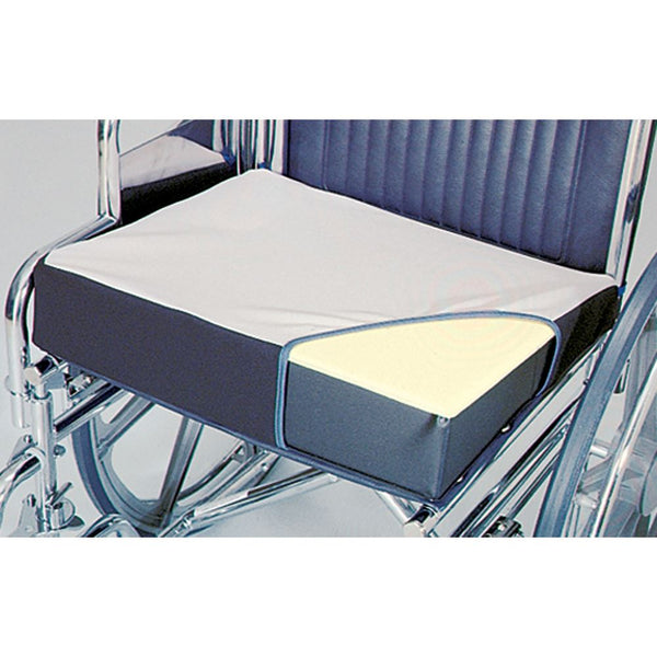 SkiL-Care Foam Wheelchair Wedge Foam Wheelchair Wedge, 18"W x 16"D, 4"H Front, 2"H Back - 8493