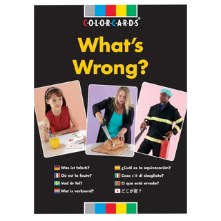 Speechmark ColorCards What's Wrong? ColorCards: What's Wrong? - 8933