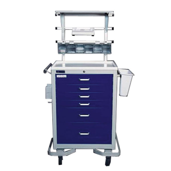 Waterloo Healthcare Anesthesia UniCart Anesthesia UniCart, Dark Blue - 938559/LGDB/NA