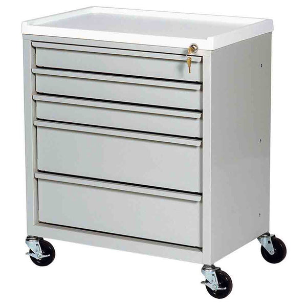 Harloff 5-Drawer Economy Treatment Cart 5-Drawer Economy Treatment Cart, Navy - 926493/NAVY/NA