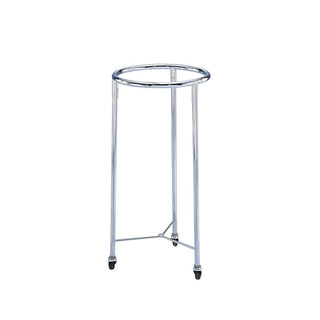 Blickman Chrome Open Round Hamper Round Hamper, Chrome, 25" dia. - 926892