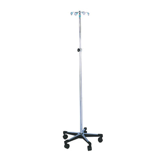 Blickman IV Stands IV Pole, Stainless Steel, 2 Hooks - 927253