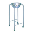 Blickman Basin and Solution Stands Double Basin Solution Stand with Shelf, 15"W x 29"L x 33"H, Two 8-1/2 qt. - 95-761