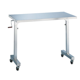 Blickman Manual Adjustable Instrument Table Manual Adj. Instrument Table, 34"W x 46"D - 95-812