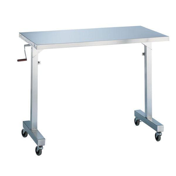 Blickman Manual Adjustable Instrument Table Manual Adj. Instrument Table, 36"W x 20"D - 930878