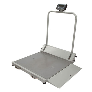 Health o meter Digital Wheelchair Ramp Scale Oversized Digital Wheelchair Ramp Scale, LBS/KG w/Everlock - 933037