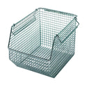 Quantum Chrome Wire Louvered Panels and Mesh Stack and Hang Bins Mesh Stack/Hang Bin, 4-1/4"W x 3"H x 5-1/4"D, cs/20 - 938004