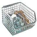 Quantum Chrome Wire Louvered Panels and Mesh Stack and Hang Bins Mesh Stack/Hang Bin, 11"W x 10-1/4"H x 18-1/2"D, cs/5 - 938011