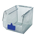 Quantum Chrome Wire Louvered Panels and Mesh Stack and Hang Bins Mesh Stack/Hang Bin, 16-1/4"W x 7"H x 14-1/2"D, cs/5 - 938010