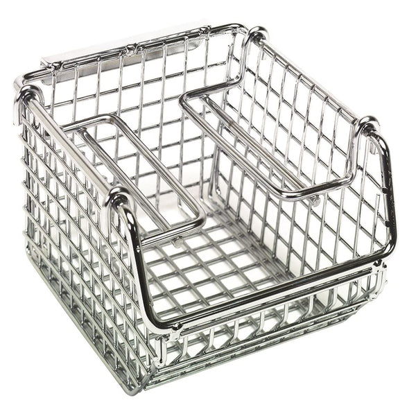 Quantum Chrome Wire Louvered Panels and Mesh Stack and Hang Bins Mesh Stack/Hang Bin, 11"W x 10-1/4"H x 18-1/2"D, cs/5 - 938011