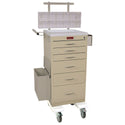 Harloff 6-Drawer Phlebotomy Cart 6-Drawer Phlebotomy Cart, Key Lock, Light Grey - 938780/LGRY/NA