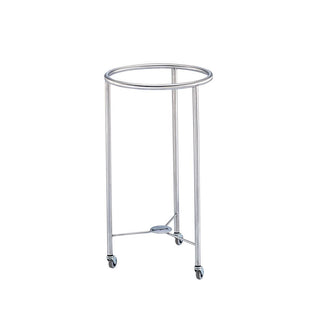 Blickman Stainless Steel Open Round Hamper Stainless Steel Open Round Hamper, 24" diam. - 95-740