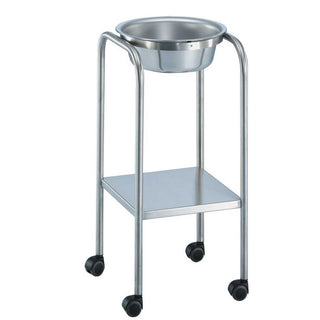 Blickman Basin and Solution Stands Double Basin Solution Stand, H-Brace, 15"W x 29"L x 33"H, Two 8-1/2 qt. - 930576