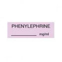 Medline Anesthesia Syringe Labels - Phenylephrine Lavender mg / mL Tape - AT268