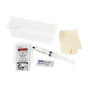 Medline Foley Catheter Insertion Trays - Foley Insertion with 30 mL Syringe, PVP and Vinyl Gloves in Peel Lid Tray - DYNC1815