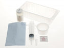 Medline Sterile Piston Irrigation Syringe Tray with Saline - Irrigation Trays with 60 mL Piston Syringe, Alcohol, 100 mL 0.9% Saline and Tyvek Lid - DYNC2303