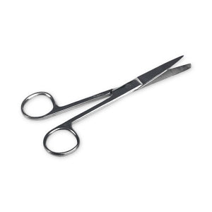 Medline Sharp / Blunt OR Scissors - O. R. Scissors, Sharp / Blunt, Straight, Sterile, 5.5" - DYND04027