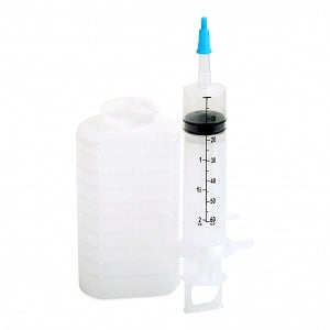 Medline Enteral Feeding and Irrigation Single Syringes - Feeding System with IV Pole Bag - DYND20335