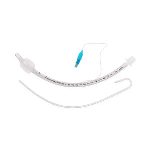 Medline Cuffed Endotracheal Tubes with Preloaded Stylets - Endotracheal Tube with Preloaded Stylet, Cuffed, 7.5 mm, 14 Fr - DYNJAETC75S