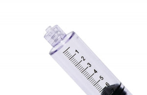 Medline Control Syringes, 10 mL - Palm Pad Plunger Style Control Syringe with Fixed Male Luer Lock Fitting, 10 mL - DYNJSYR10CP