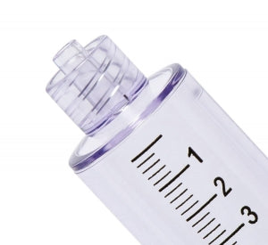 Medline Control Syringes, 10 mL - Thumb Ring Plunger Style Control Syringe with Fixed Male Luer Lock Fitting, 10 mL - DYNJSYR10C