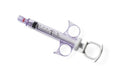 Medline Control Syringes with Rotator, 8 mL - Thumb Ring Plunger Style Control Syringe with Narrow Barrel and Rotating Male Adaptor Fitting, 8 mL - DYNJSYR8CWR