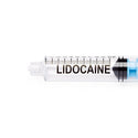 Medline High-Pressure Medication Colored Syringes, 10 mL - Sterile High-Pressure Pre-Labeled Lidocaine Syringe with Fixed Male Luer Lock Fitting, 10 mL, Blue - DYNJSYRLID10B