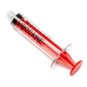 Medline High-Pressure Medication Colored Syringes, 10 mL - Sterile High-Pressure Pre-Labeled Lidocaine Syringe with Fixed Male Luer Lock Fitting, 10 mL, Red - DYNJSYRLID10R