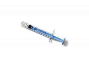 Medline Sterile Colored Medication Syringes, 3 mL - High-Pressure Polycarbonate Medication Syringe with Fixed Male Luer Lock Fitting, 3 mL, Blue - DYNJSYRPC3B